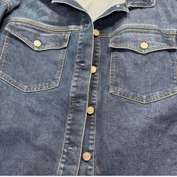 Edited By Remi Bader Jackets & Blazers - Classic Blue Denim Jean Jacket